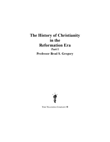The History Of Christianity In The Reformation Era Gregory Brad S