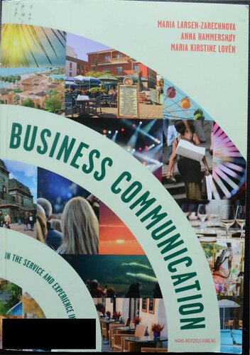 Business Communication In The Service And Experience Industry Maria Larsenzarechnova