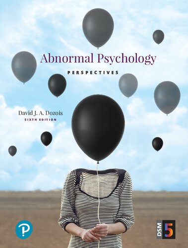 Abnormal Psychology Perspectives 6th Ed 6th Edition David J A Dozois
