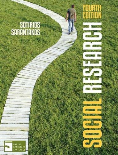 Social Research 4th Edition Sotirios Sarantakos