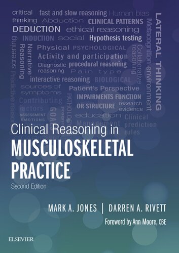 Clinical Reasoning In Musculoskeletal Practice 2nd Edition Mark A Jones