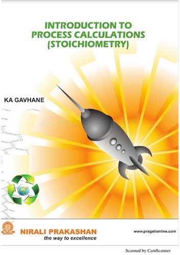 Introduction To Process Calculations Stoichiometry 26th Edition Ka Gavhane