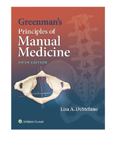 Greenmans Principles Of Manual Medicine 5th Edition Destefano