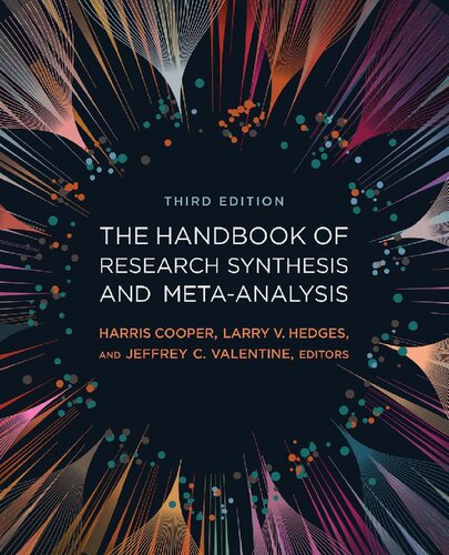 The Handbook Of Research Synthesis And Metaanalysis 3rd Edition Harris Cooper