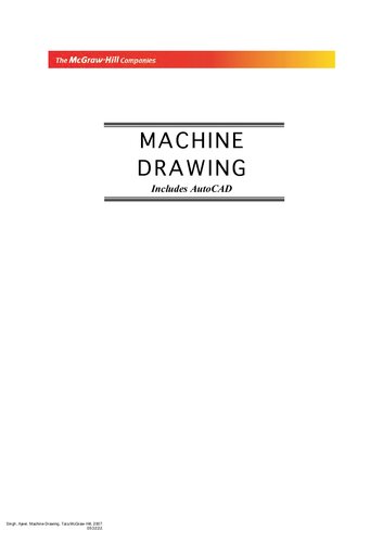 Machine Drawing Singh