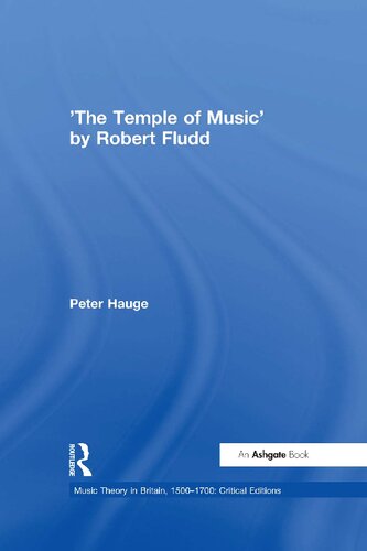 The Temple Of Music By Robert Fludd 1st Edition Peter Hauge