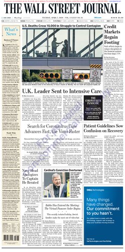 Wall Street Journal Tuesday April 7 2020 Us News Corp