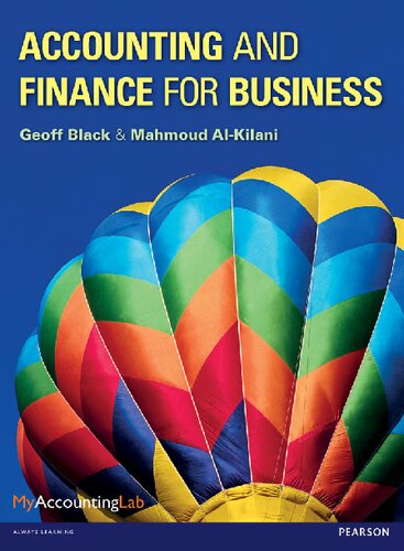 Accounting And Finance For Business 1st Edition Mr Geoff Black