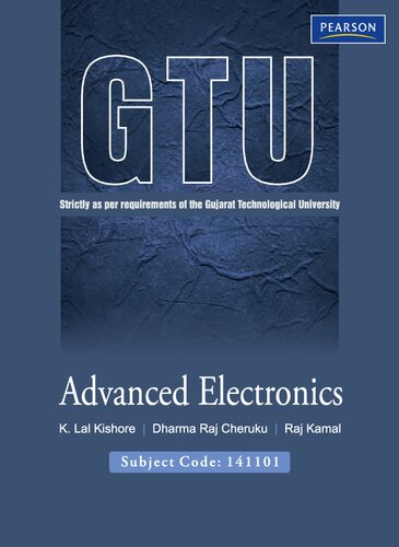 Advanced Electronics Strictly As Per Requirements Of The Gujarat Technological University Gtu K Lal Kishore