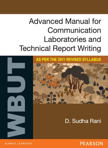 Advanced Manual For Communication Laboratories And Technical Report Writing For Wbut D Sudha Rani