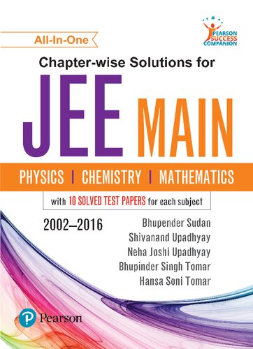 Chapterwise Solutions For Jee Main Physics Chemistry Mathematics 20022016 Bhupender Sudan