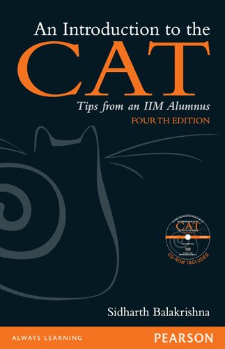 Introduction To The Cat Tips From An Iim Alumunus 4th Edition Sidharth Balakrishna