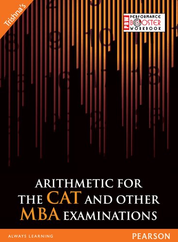 Arithmetic For The Cat And Other Mba Examinations Time