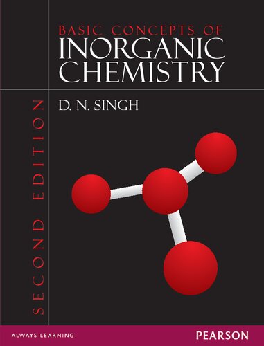 Basic Concepts Of Inorganic Chemistry 2nd Edition Dn Singh