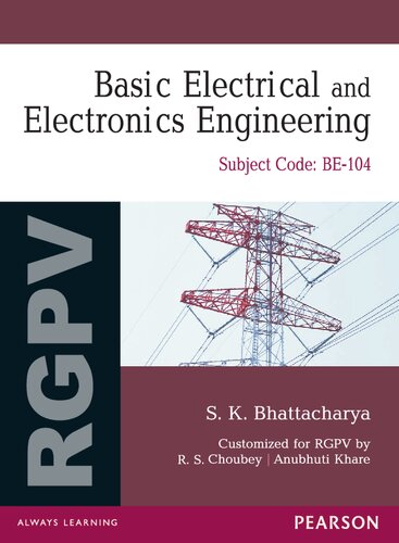Basic Electrical And Electronics Engineering For Rgpv Subject Code Be104 S K Bhattacharya