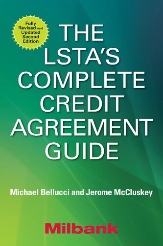 The Lstas Complete Credit Agreement Guide Second Edition 2nd Edition Michael Bellucci