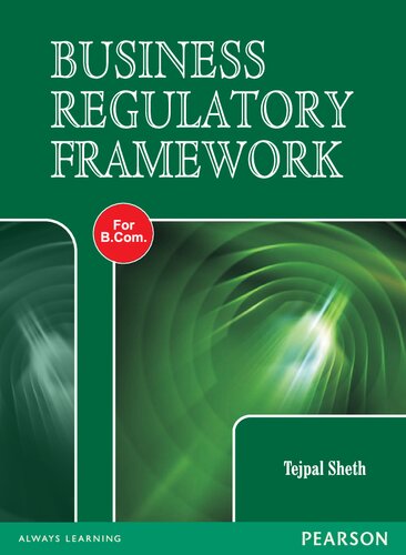 Business Regulatory Framework For B Com Course Of Uttar Pradesh Universities Tejpal Sheth