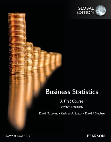 Business Statistics A First Course 7th Edition David M Levine