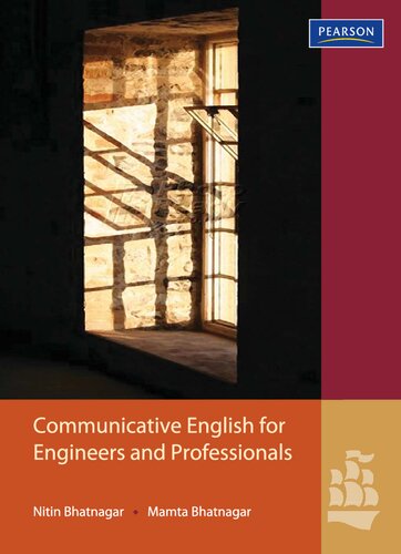 Communicative English For Engineers Professionals Nitin Bhatnagar