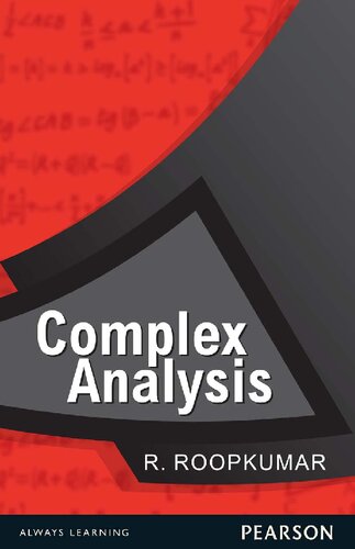 Complex Analysis Roopkumar R