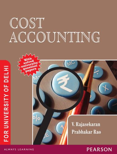 Cost Accounting As Per The Syllabus Of Bcom Hons University Of Delhi V Rajasekaran