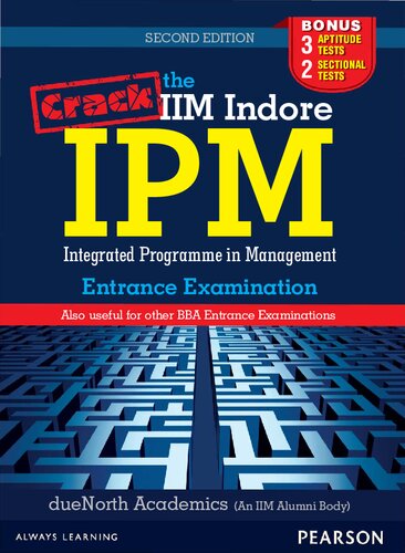 Crack The Iim Indore Ipm Entrance Examination 2nd Edition Duenorth Academics