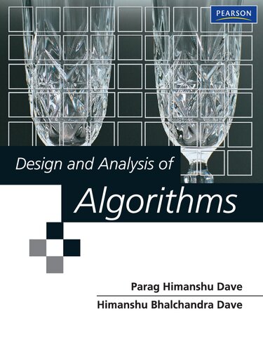 Design And Analysis Of Algorithms Parag Himanshu Dave Himanshu Bhalchandra Dave