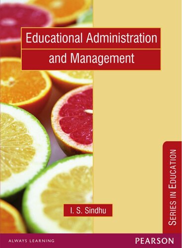 Educational Administration And Management I S Sindhu