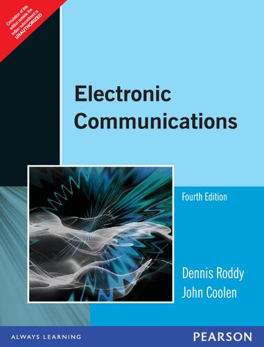 Electronic Communications 4th Dennis Roddy John Coolen