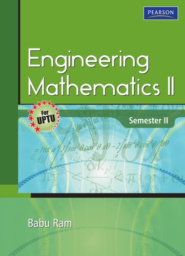 Engineering Mathematics Ii Semester Ii For Uptu Babu Ram