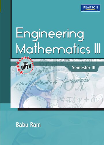 Engineering Mathematics Ii Semester Iii For Uptu Babu Ram