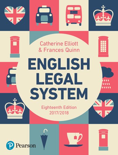 English Legal System Eighteenth Edition 20172018 18th Edition Catherine Elliott