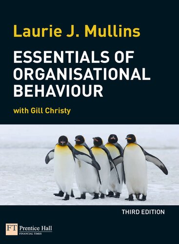 Essentials Of Organisational Behaviour 3rd Edition Laurie J Mullins