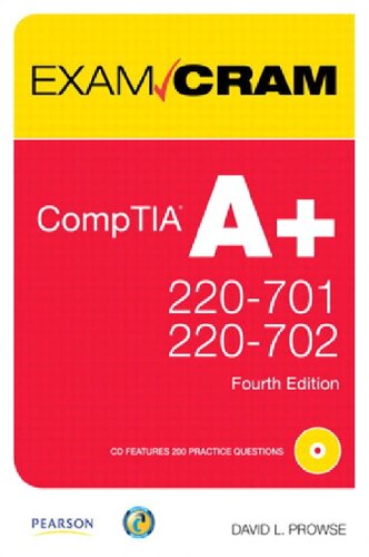 Comptia A 220701 And 220702 Exam Cram Exam Cram Pearson David L Prowse
