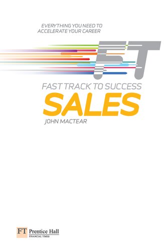 Sales Fast Track To Success John Mactear
