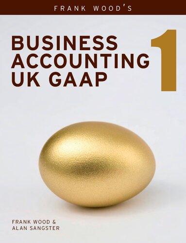 Business Accounting Uk Gaap Volume 1 Alan Sangster Frank Wood