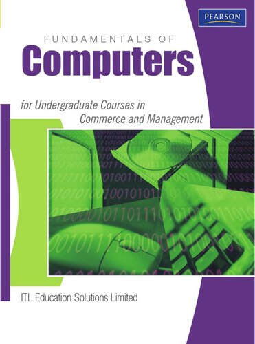 Fundamentals Of Computer Ug Course In Commerce Management Itl Education Solutions Limited
