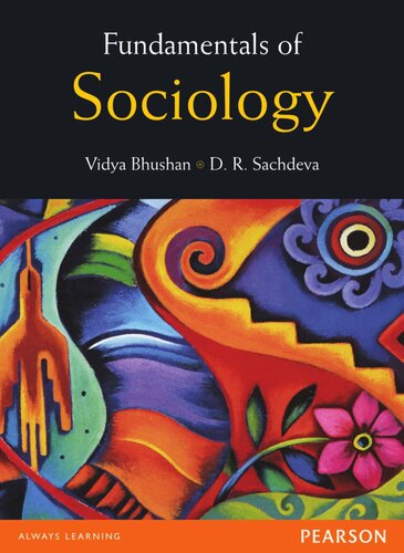 Fundamentals Of Sociology Vidya Bhushan Dr Sachdeva