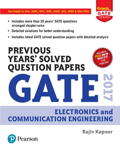 Gate 2017 Electronics And Communication Engineering Previous Years Solved Question Papers Rajiv Kapoor