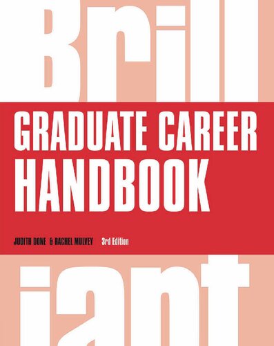 Brilliant Graduate Career Handbook 3rd Edition Judith Done
