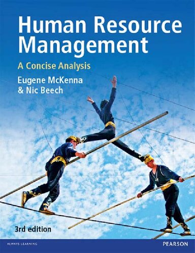 Human Resource Management A Concise Analysis 3rd Edition Eugene Mckenna