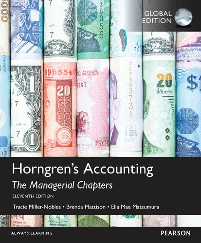 Horngrens Accounting The Managerial Chapters 11th Edition Tracie Millernobles