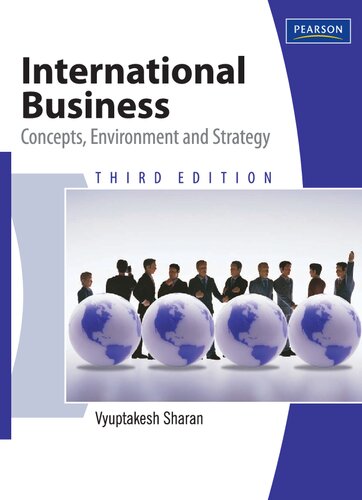 International Business Concepts Environment And Strategy 3rd Edition Vyuptakesh Sharan