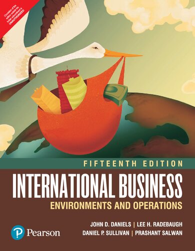 International Business Environments And Operations 16th Edition John Daniels