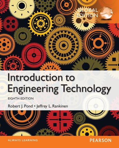 Introduction To Engineering Technology 8th Edition Robert J Pond