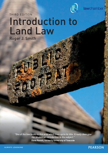 Introduction To Land Law 3rd Edition Roger Smith