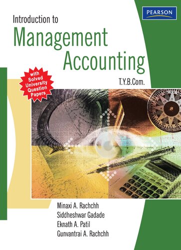 Introduction To Management Accounting Minaxi A Rachchh Siddeshwar Gadade