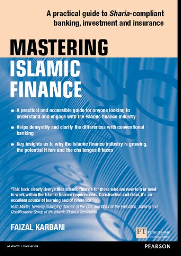Mastering Islamic Finance A Practical Guide To Shariacompliant Banking Investment And Insurance Faizal Karbani
