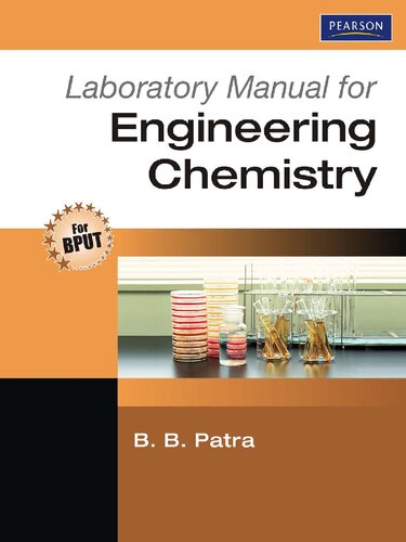 Laboratory Manual For Engineering Chemistry For Bput B B Patra