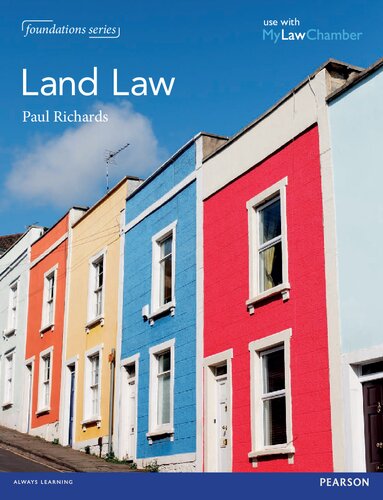 Land Law Foundation Studies In Law Series Paul Richards